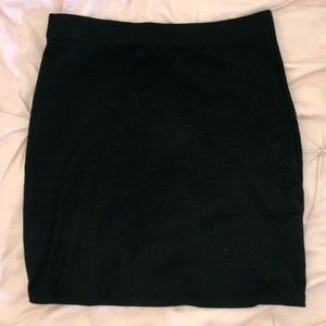 garage black pencil skirt